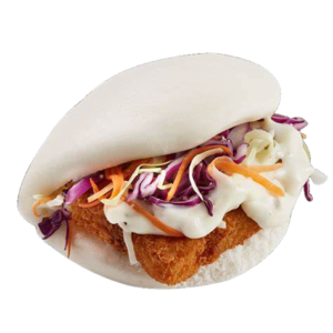 Gua Bao Poulet pané