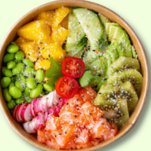 Poké bowl saumon