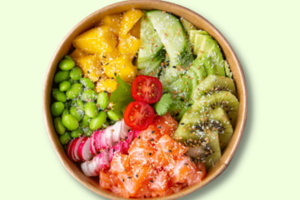 Poké bowl saumon